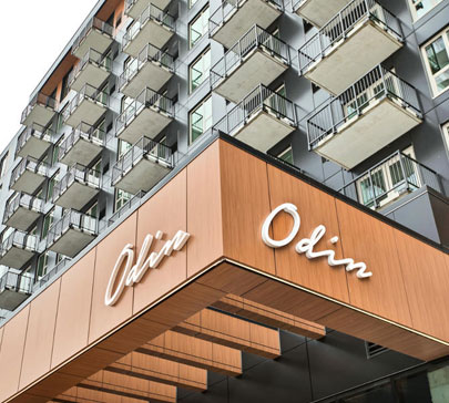 Odin Apartments, electrical work
